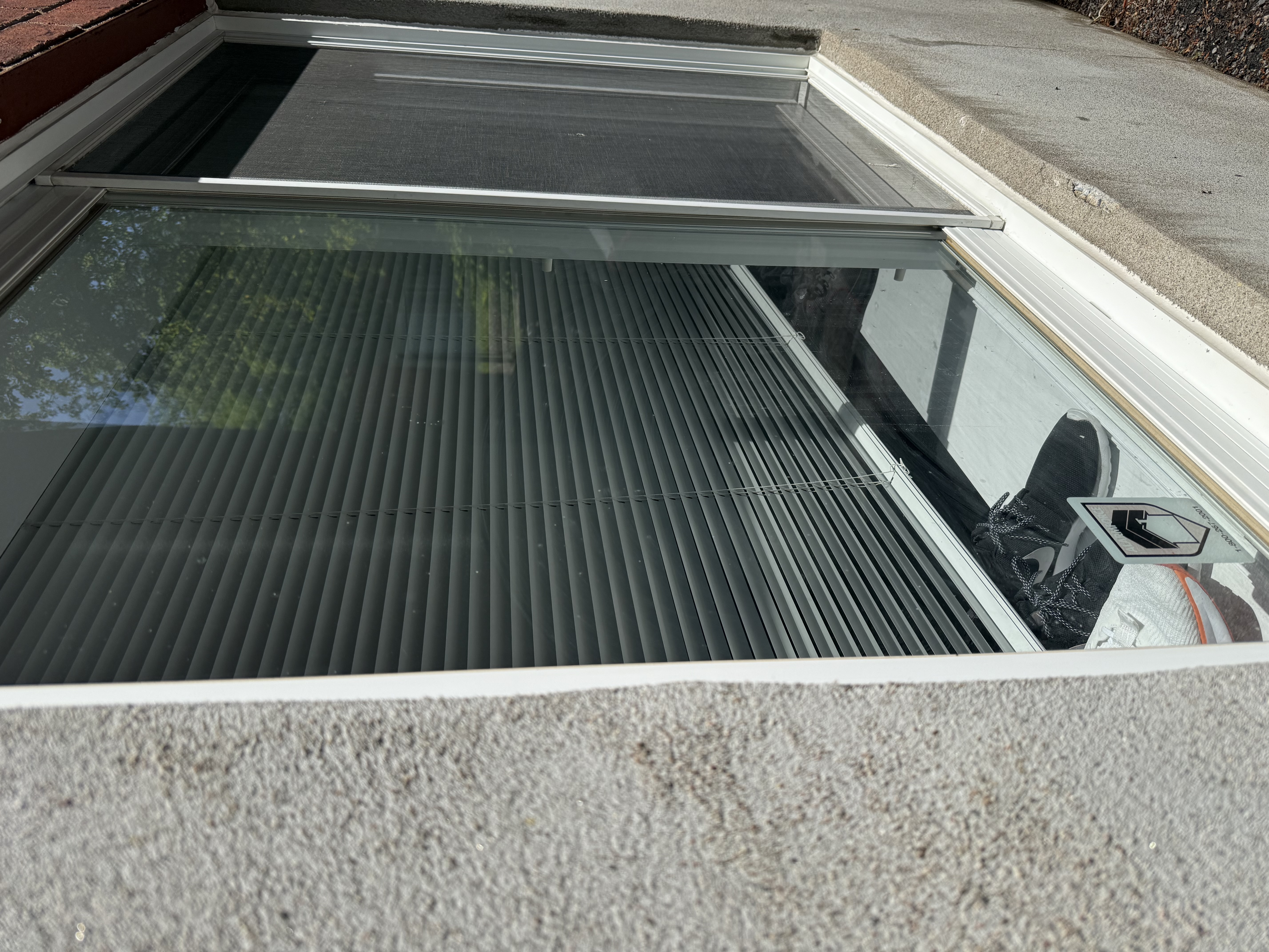 After — window cleaning