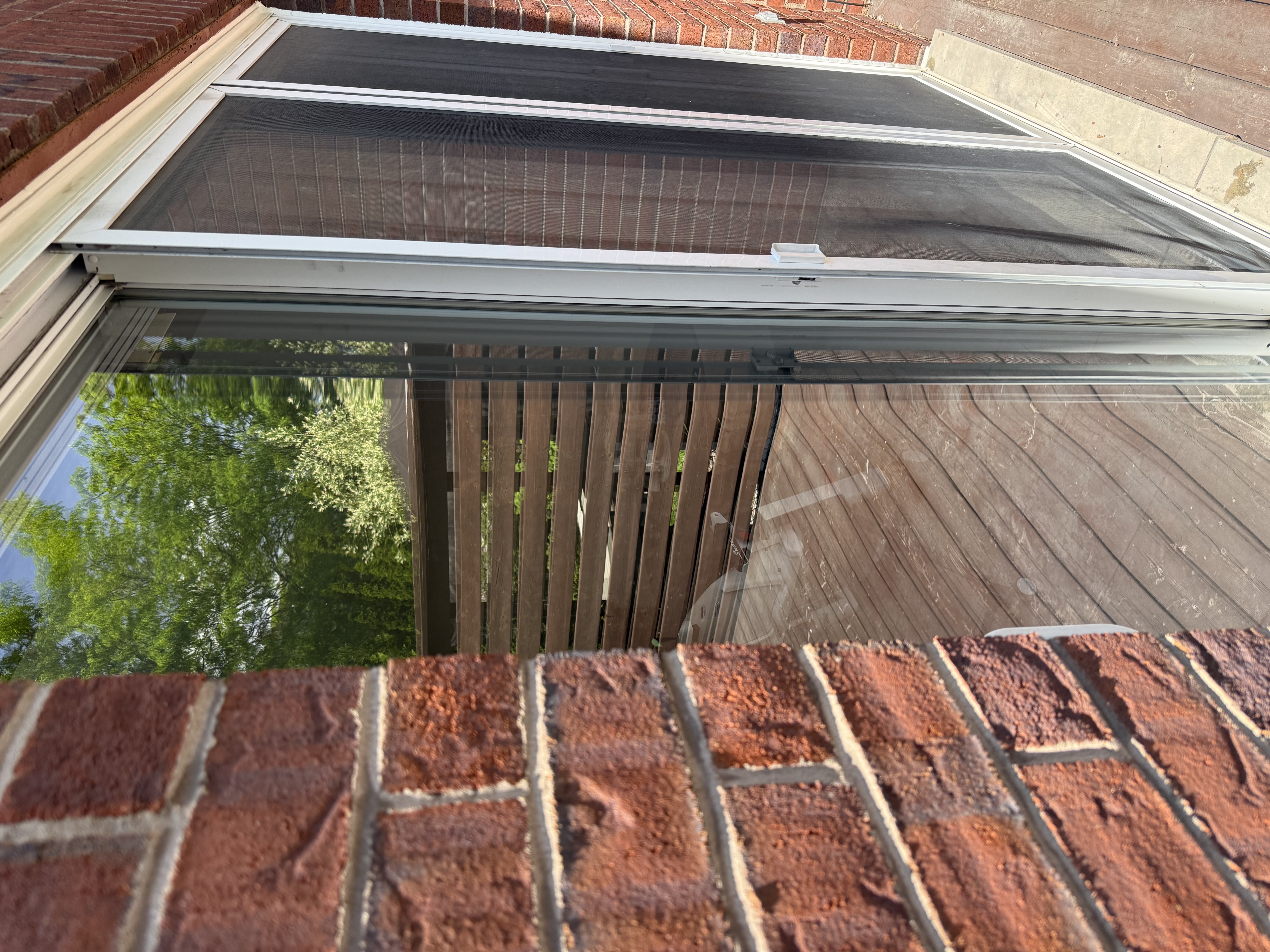 After — window cleaning