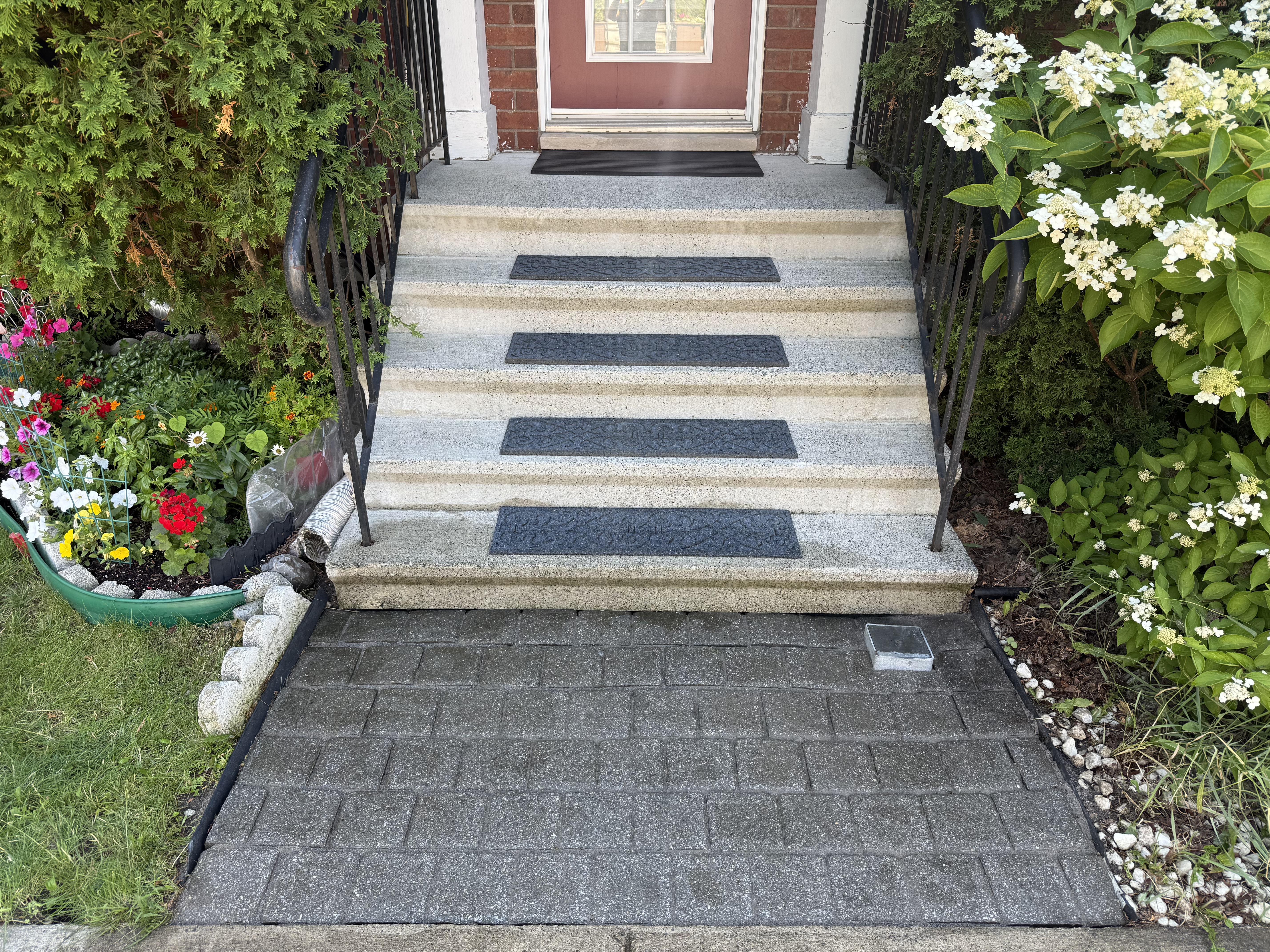 Before — steps cleaning