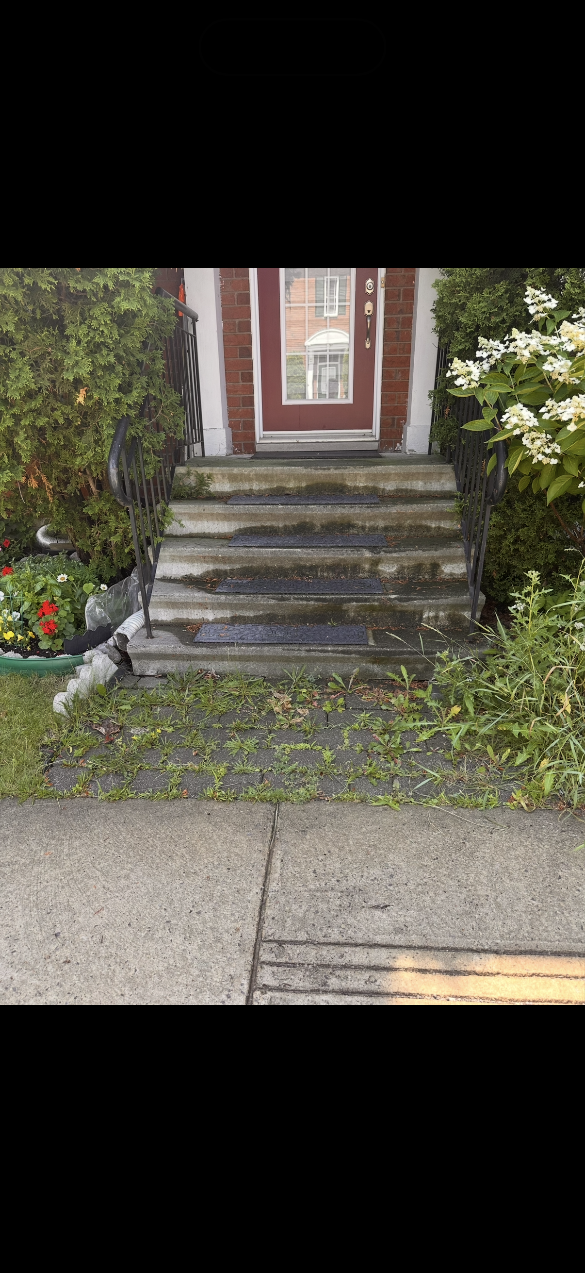 After — steps cleaning