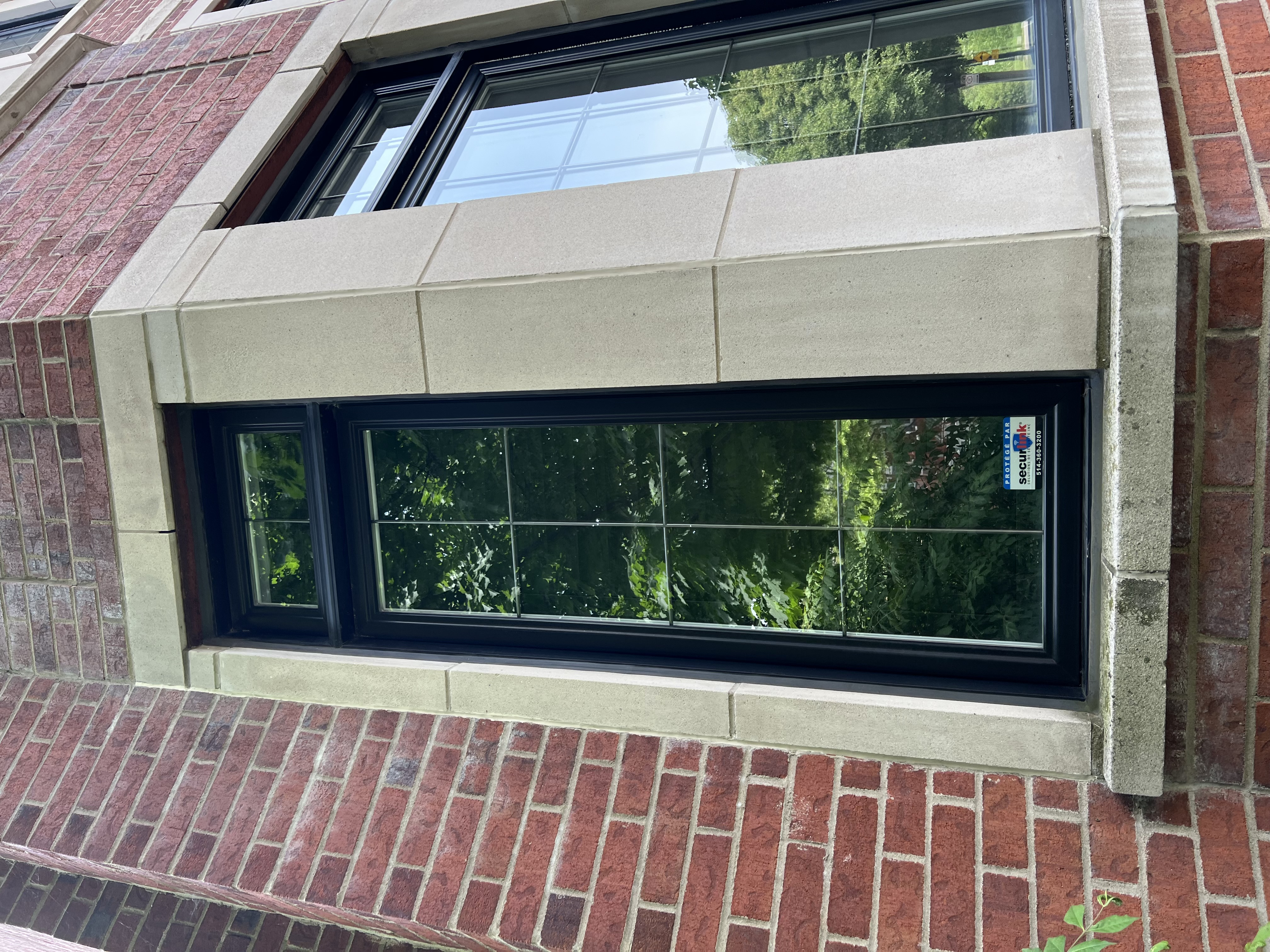 After — window cleaning